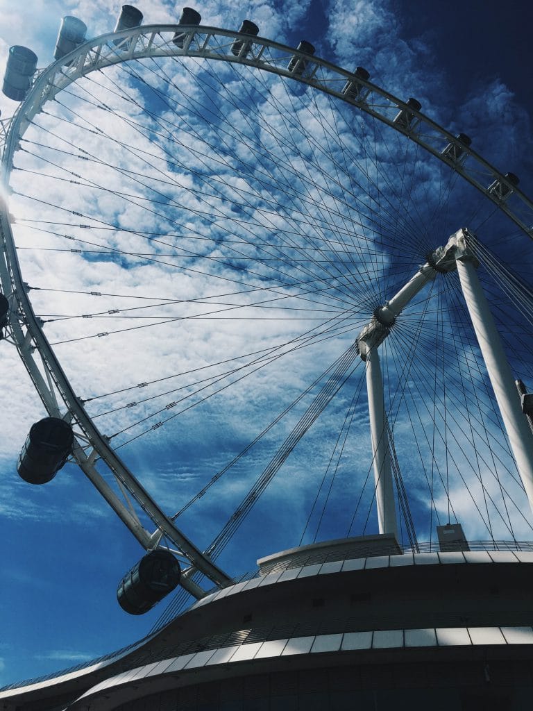 citytrip singapore riesenrad