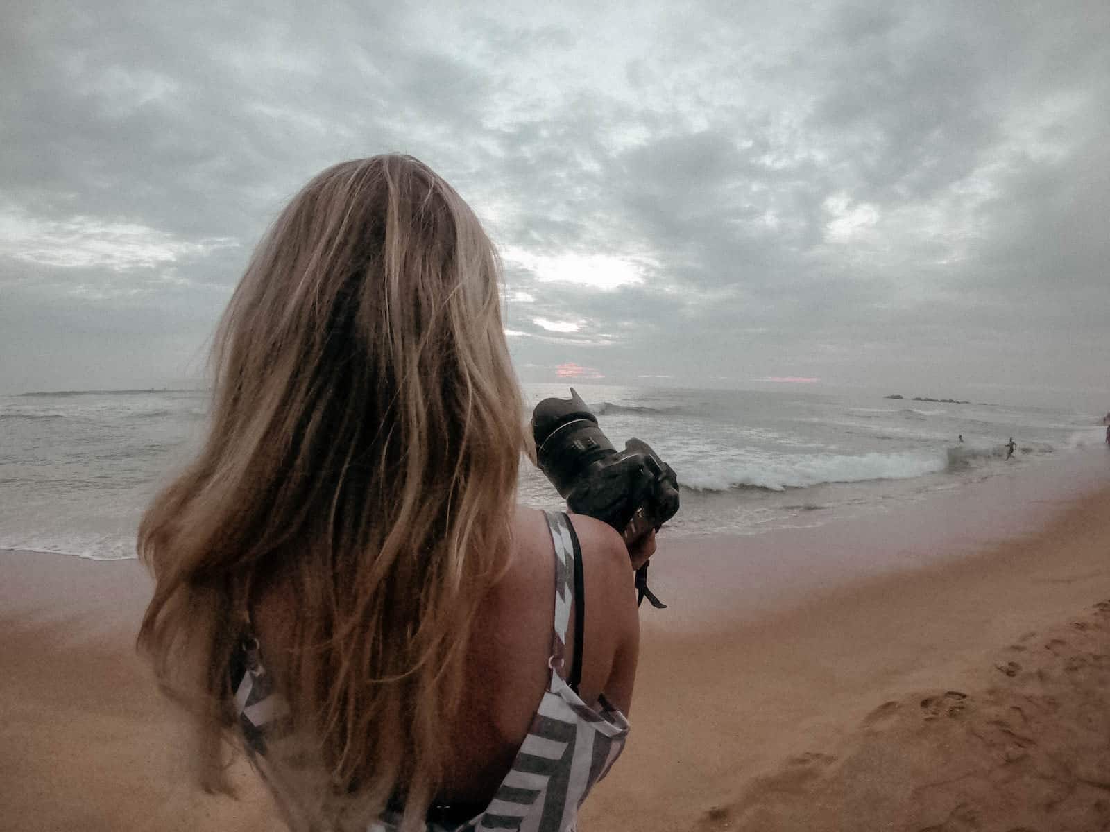 sri lanka hikkaduwa strand fotografie