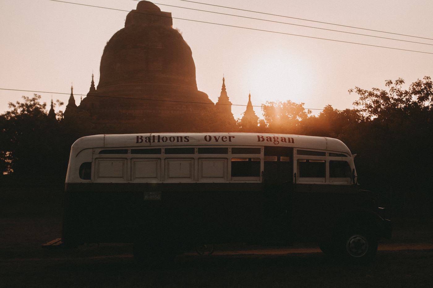 Balloons over Bagan Pagode