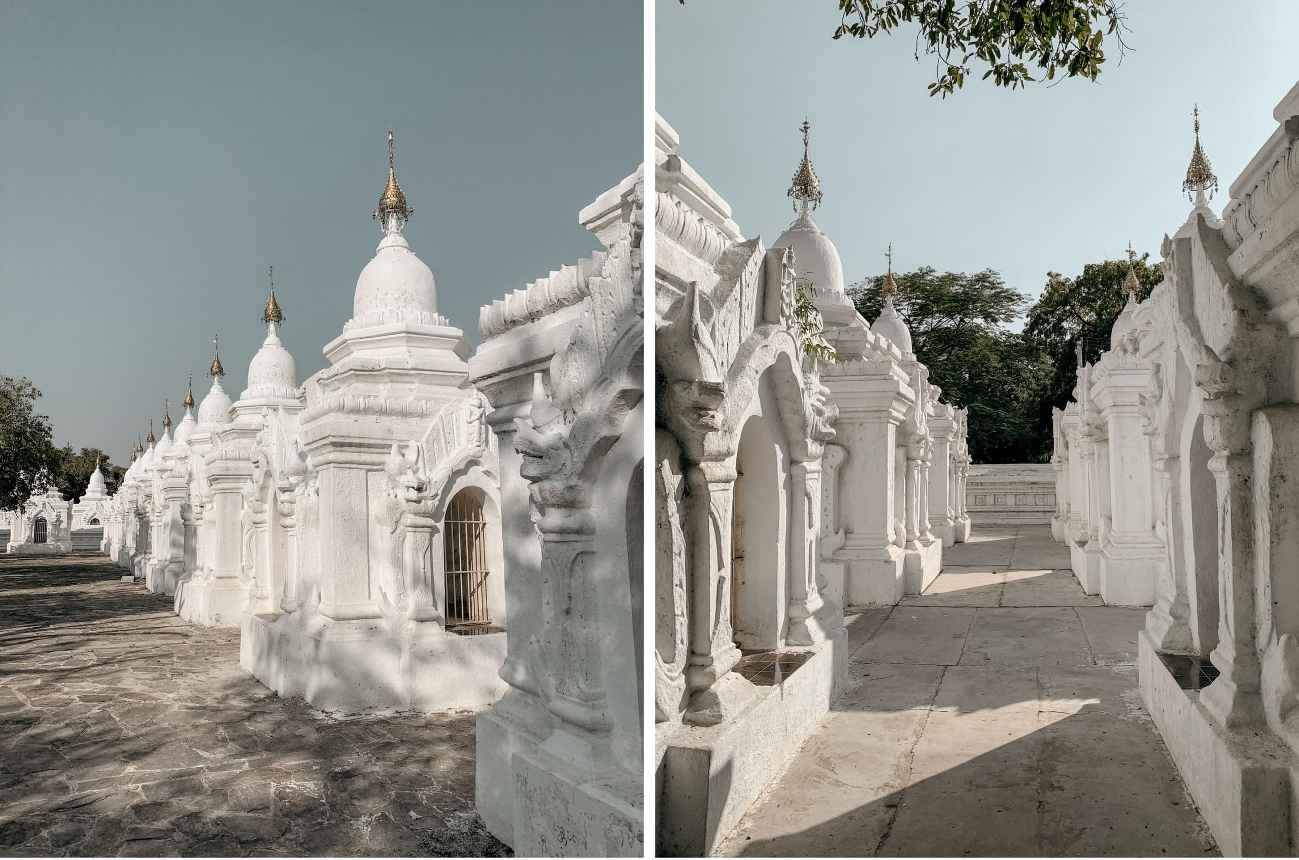 sehenswürdigkeiten mandalay weiße pagoden