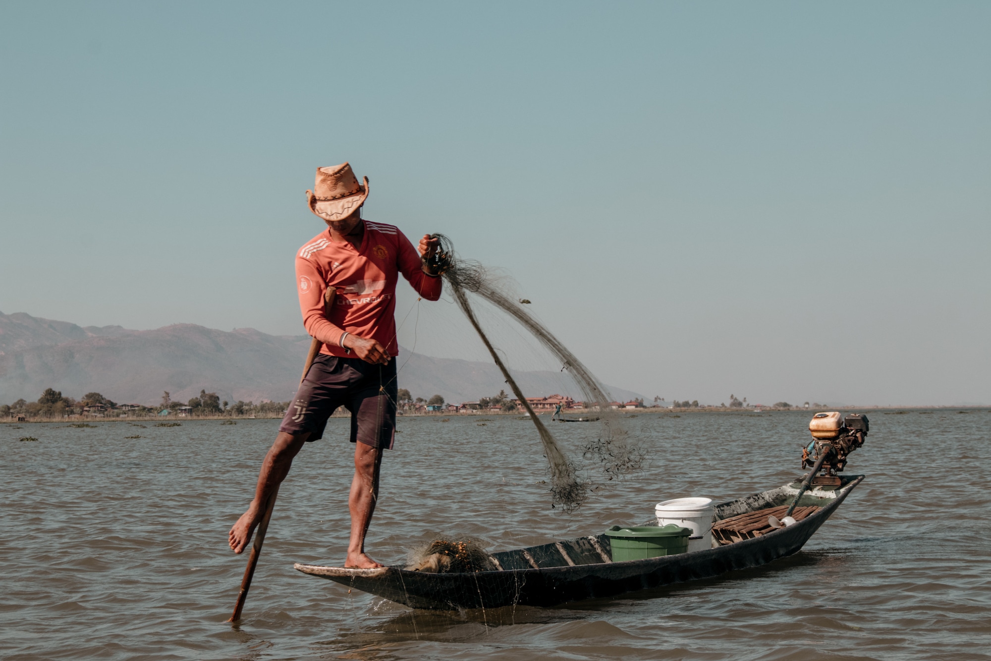 inle lake tipps einbeinfischer mit netz