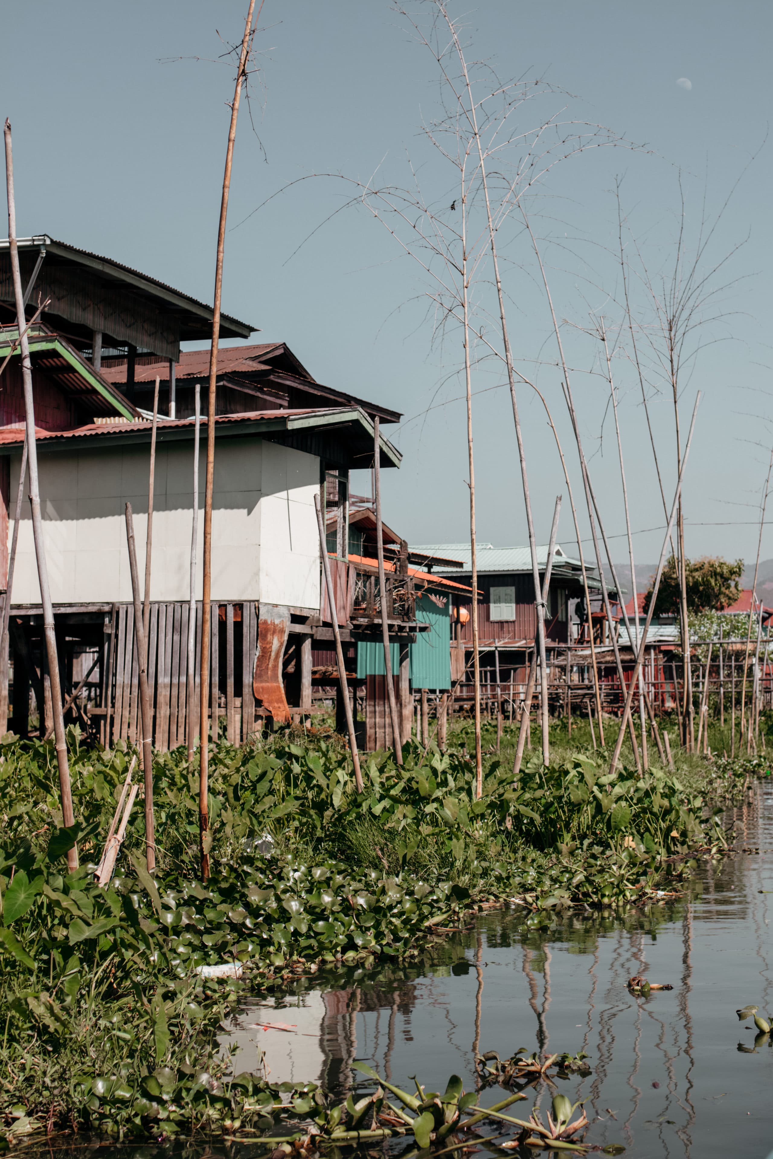 häuser im inle lake