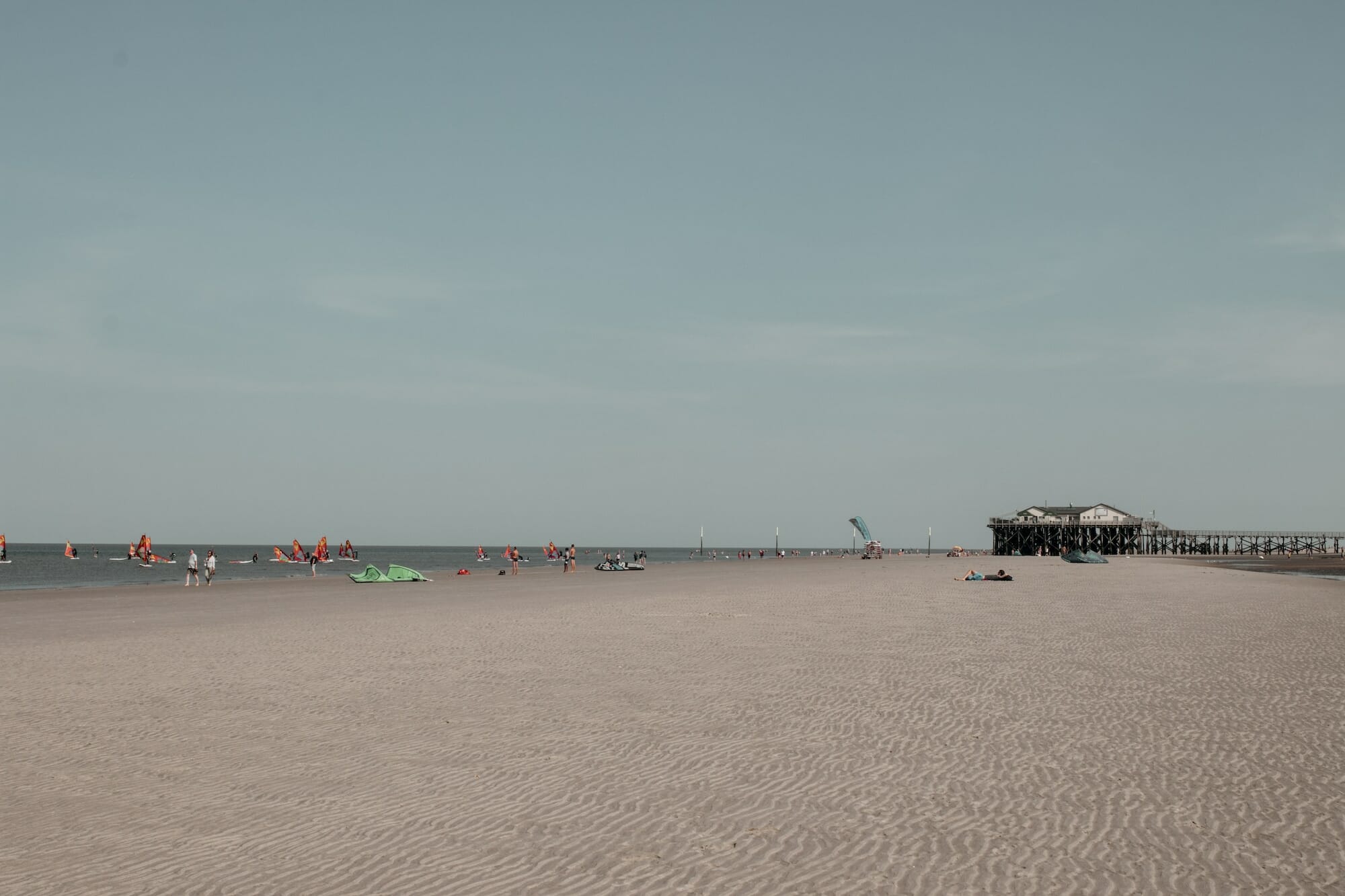 windsurfen in st peter ording