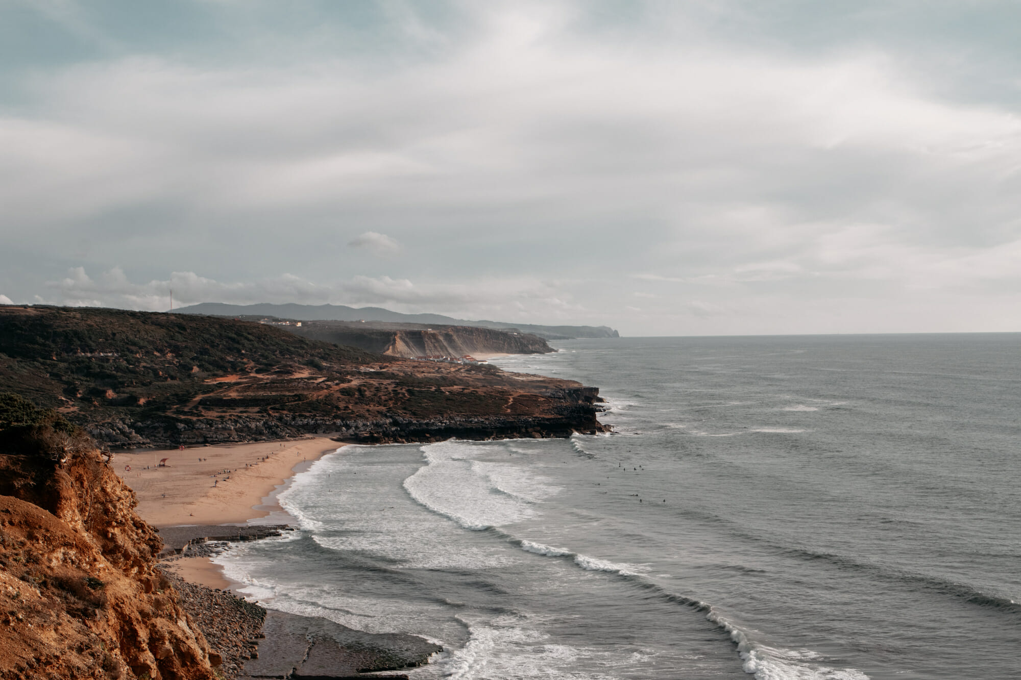 ericeria portugal aussicht strand