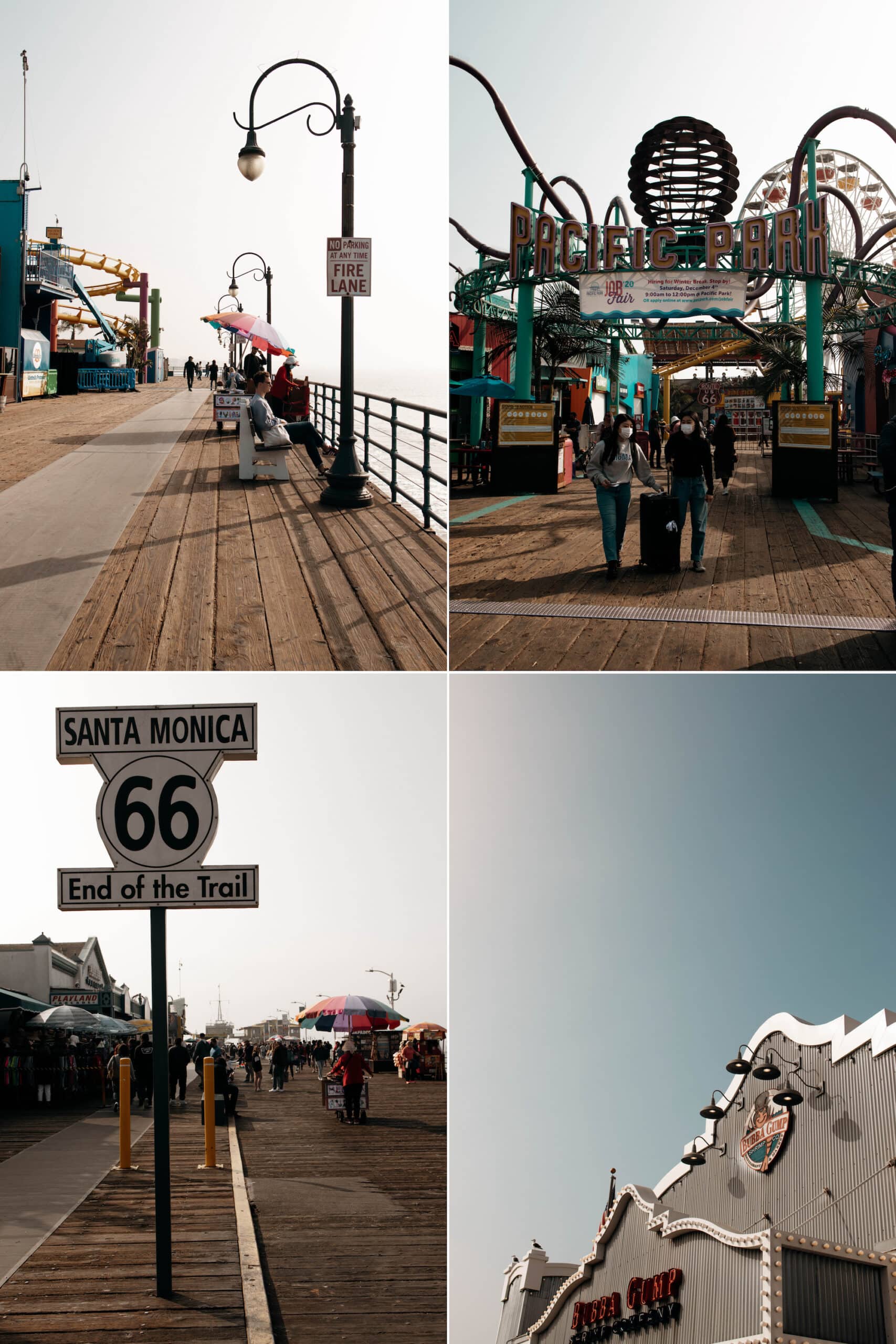 santa monica pier highglihts