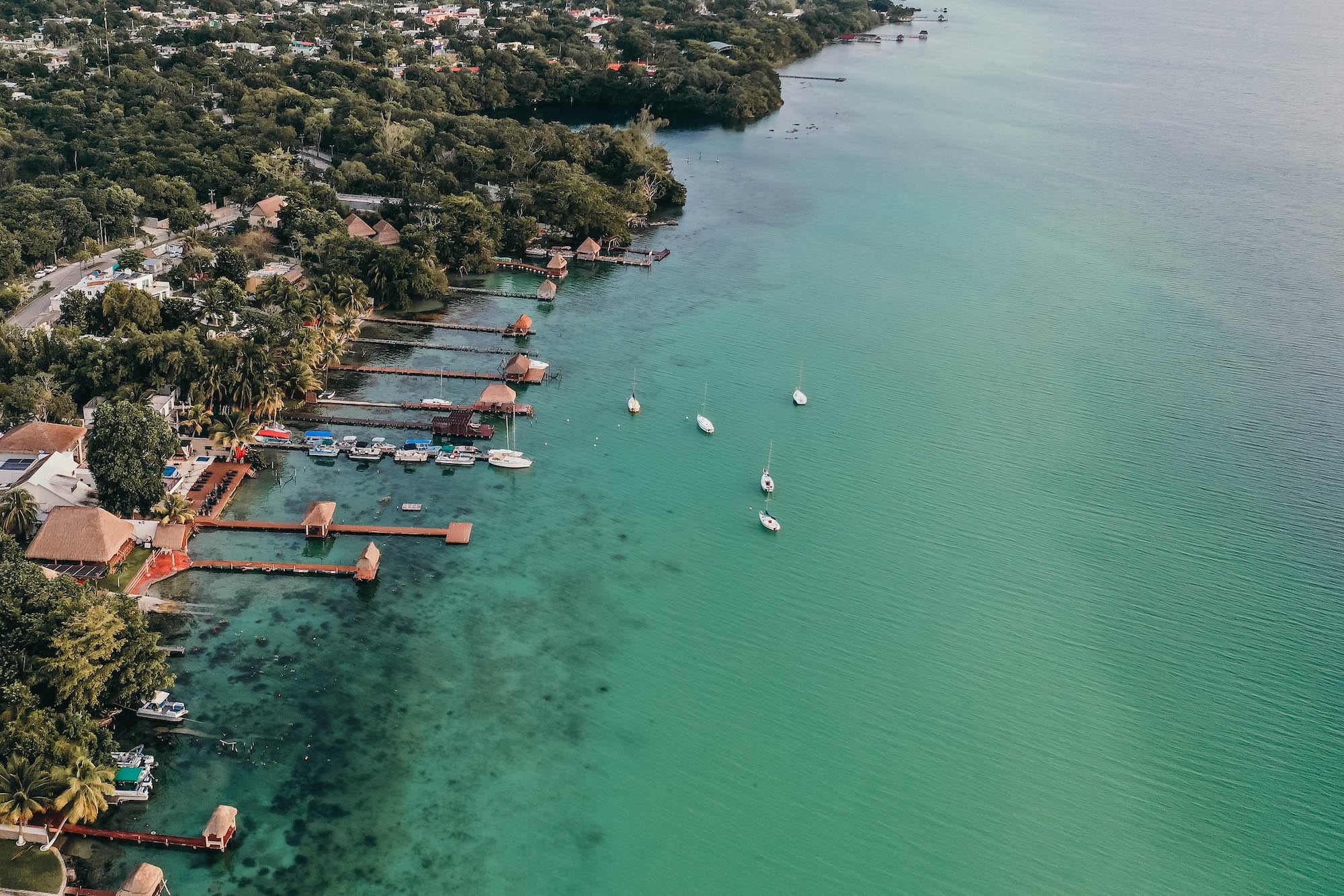 bacalar boot lagune