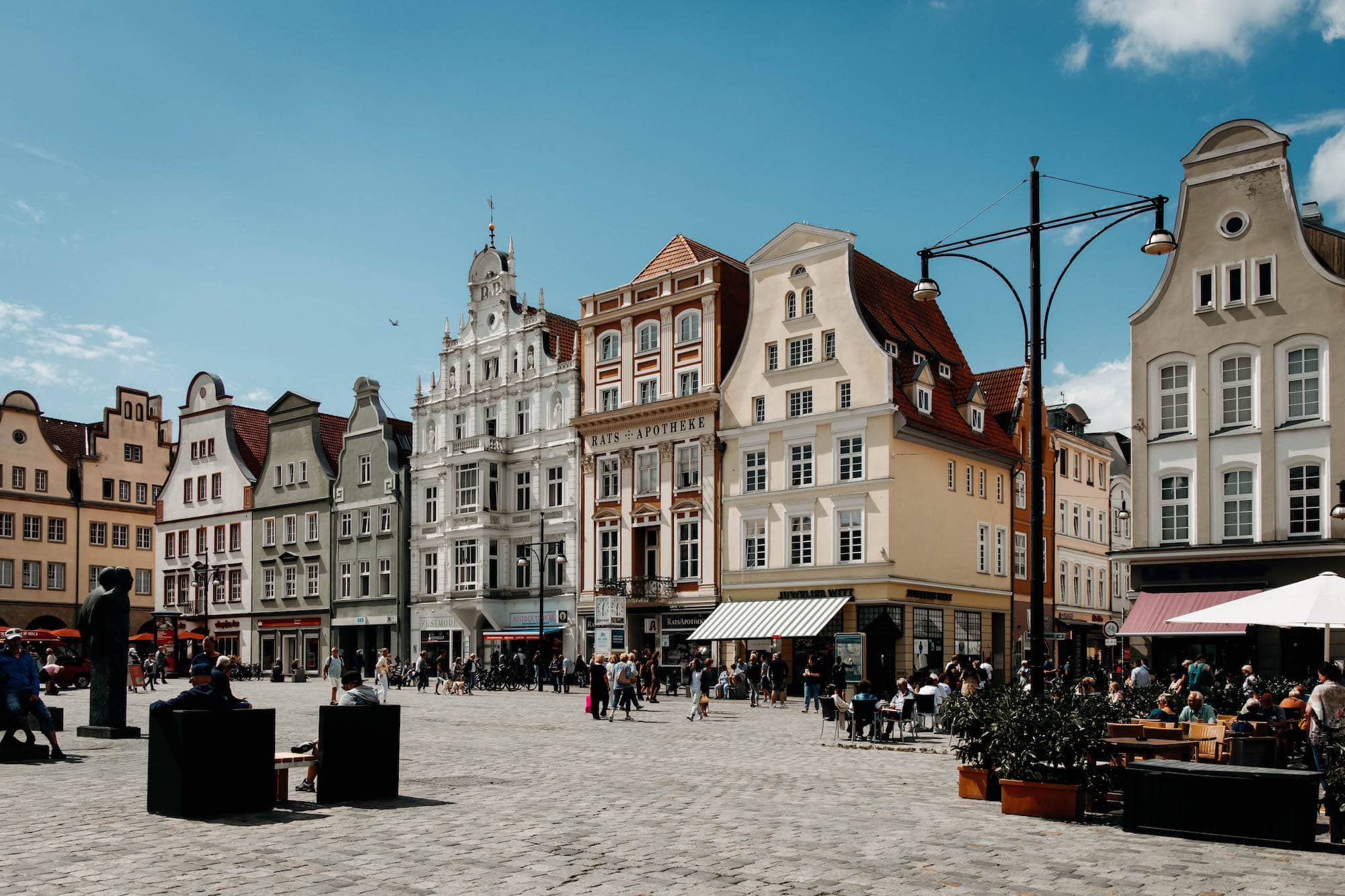 Zu den schönsten Städten Deutschlands gehört Rostock an der Ostsee