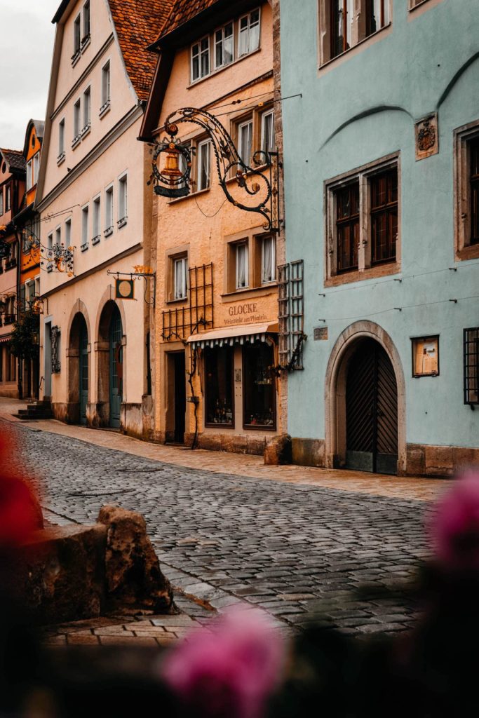 Rothenburg ob der Tauber beliebte Stadt